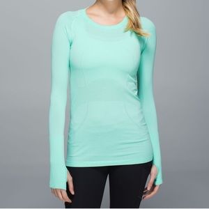 Lululemon Swiftly Tech Long Sleeve Crew Mint